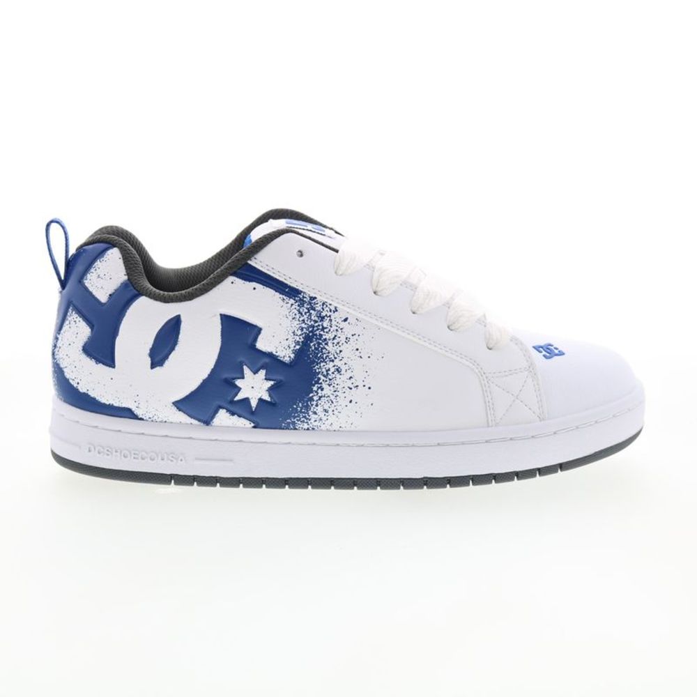 DC Mens Court Graffik White Shoes (NWT)